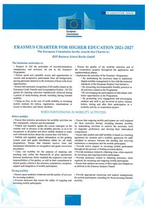 Erasmus Charta für die Hochschulbildung (ECHE)