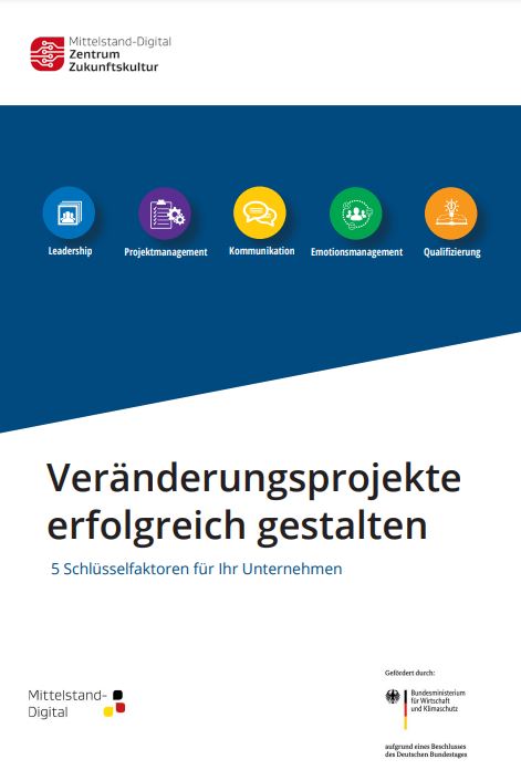 Publikation Veränderungsprojekte erfolgreich gestalten - 5 Schlüsselfaktoren für Ihr Unternehmen (2023)