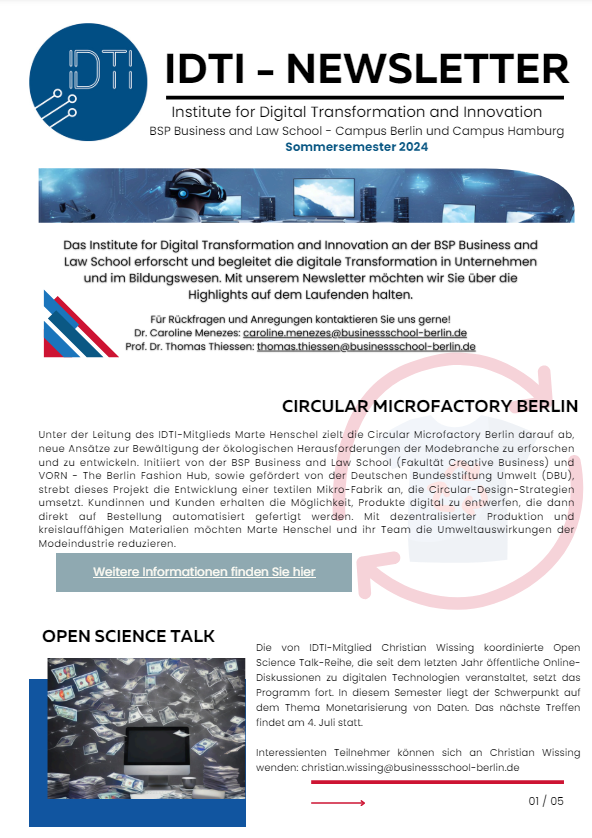 IDTI - Newsletter