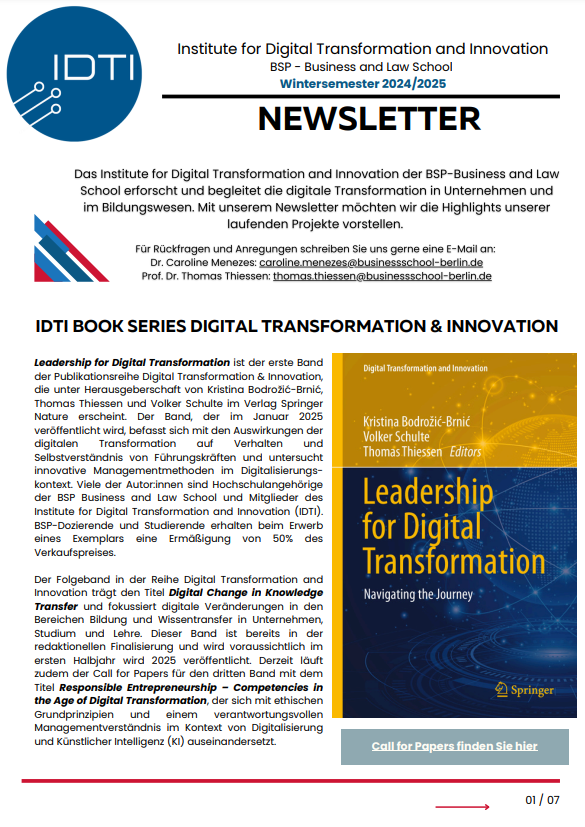 IDTI-Newsletter